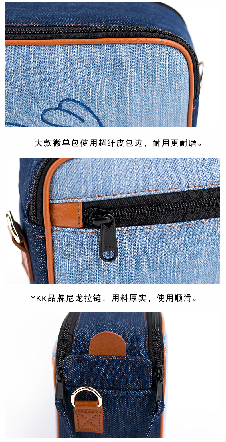 Feathermoon vi đơn túi máy ảnh Shoulder messenger túi thẻ Canon Fuji Sony A6000 nữ thương hiệu đáng yêu - Phụ kiện máy ảnh kỹ thuật số balo máy ảnh