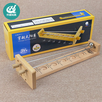 Parent-child toys through the solar system wooden Intelligence Competition desktop toys early education puzzle 3-4-6 years old