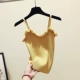 Camisole nữ sen lá 2018 hè mới ra mặc bên trong chic đan sling nhỏ tươi cơ bản áo khoác
