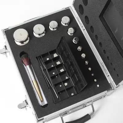 Package inspection M1F2F1 grade stainless steel set 1g-1kg weight 1mg-1kg precision boxed code