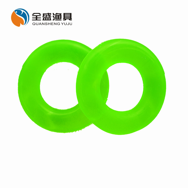 Rubber silicone rod stop ring luminous rod O-shaped ring fishing rod for fishing rod finger backstop non-slip ring small accessory