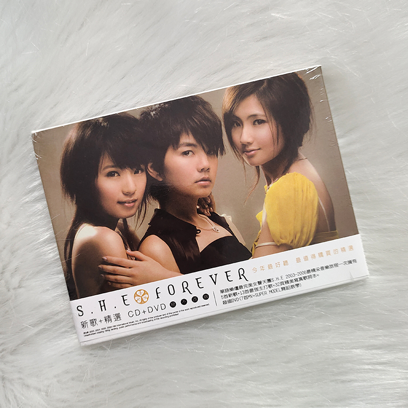 Official Genuine S.H.E She Forever New Songs + Selected Songs Cd+Dvd Deluxe Edition Taiwan Version