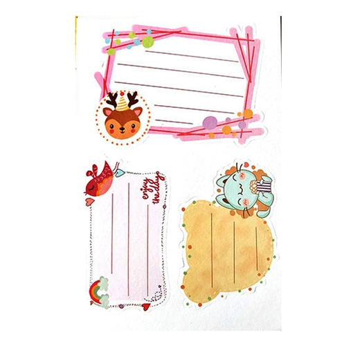 Мультяшная детская именная наклейка для письма, наклейки, детский фотоальбом