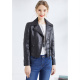 Mùa xuân 2020 thời trang ngắn Loose Leather Jacket Locomotive Fur Coat bóng Thánh Vịnh nữ