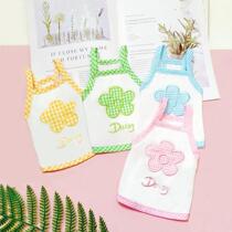Daisy flower dog clothes summer thin vest cat anti-shedding pet small dog spring and autumn clothing Teddy summer