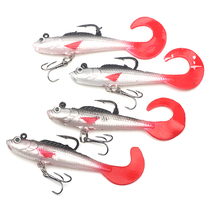 8 5cm8 Klujah Soft Bait Bag Lead Fish Roll Tail Fish Mandarin Fish Gui Fish Bass bait Sea Freshwater Luja Bait False Bait