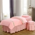 Vẻ đẹp gia đình Skin bốn bông phương pháp điều trị bedspread Body massage giường spa khử trùng rắn màu tùy chỉnh trải giường bộ giường - Trang bị tấm