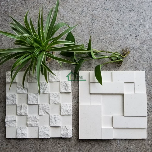 Натуральная культура камень телевизионный фон стена мраморная мозаика бай -шаз лапша гостиная крыльца Трехмерная настенная плитка