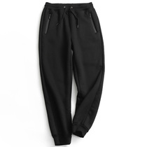 U462 Mens Clothing Pure Color Zip Pocket Plus Suede Thicken Bouquet Pants Winter New 100 Hitch Men Casual Pants