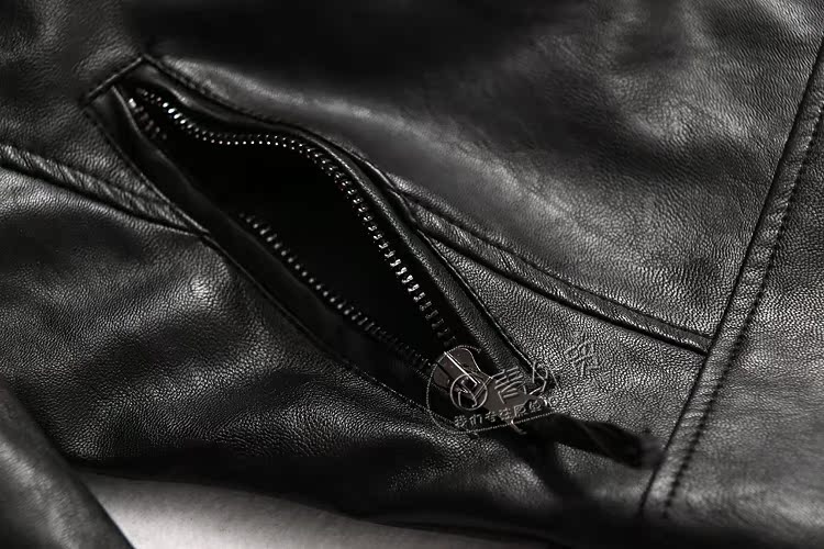 K697 thương hiệu nội địa đơn mùa thu đông mới mới slim slim dây kéo dài tay áo khoác xe máy nữ da áo da thật