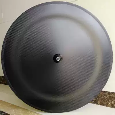 Closed wheel carbon fiber disc wheel TT wheel pie three-knife iron three timing car venue roulette sealed Frisbee wheel