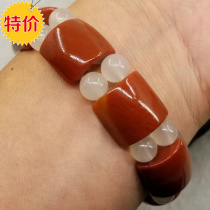 Natural yellow dragon jade bracelet string Kushiro flower Rosary Buddha beads Necklace Peace buckle Ruyi pendant pendant Special offer