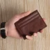 Giấy phép lái xe bao da nam đa chức năng gói thẻ nam siêu mỏng mini nhỏ gọn đơn giản nhiều thẻ nữ thẻ ID ví nữ đẹp Chủ thẻ