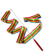 Dance ribbon Kindergarten color adult gymnastics performance props Dance ribbon Childrens streamers Colorful ribbon