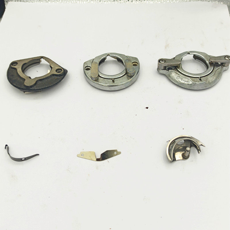 Old-fashioned sewing machine accessories Daquan household shuttle bed lock bed cover spring cover piece line piece butterfly West Lake peony fly