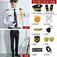 Long -sleeved+брюки+большой блок+1 звезда 2 бар+аксессуары 10