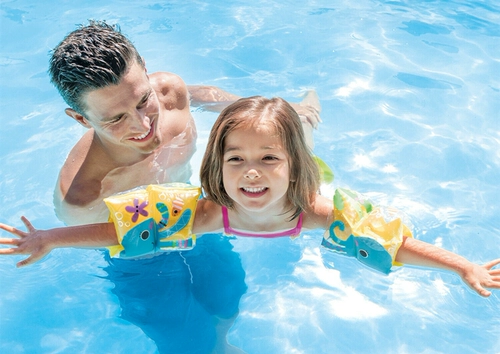 Intex, оригинальный обучающий плавательный круг для плавания, морская звезда