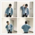 2018 áo khoác mới mùa xuân và mùa thu denim nữ lỏng lẻo Hàn Quốc bf phong cách Harajuku áo khoác mỏng áo ngắn thủy triều