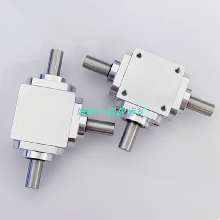 Small 1:1 T-Type Cross-Axis Commutator Shaft Diameter 10 Right-Angle Transmission Gearbox Bevel Gear Reduction Gearbox Rotation