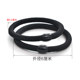 Bold high-elastic hair leather sheath hair rope Korean simple black hair tie hair rope headdress women statue rubber band