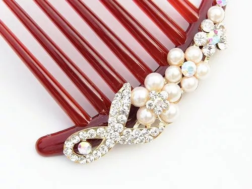 Trang sức Hàn Quốc thời trang Hàn Quốc bướm cô dâu vương miện kẹp tóc kẹp tóc phụ kiện đầy đủ 15 dây buộc tóc đẹp