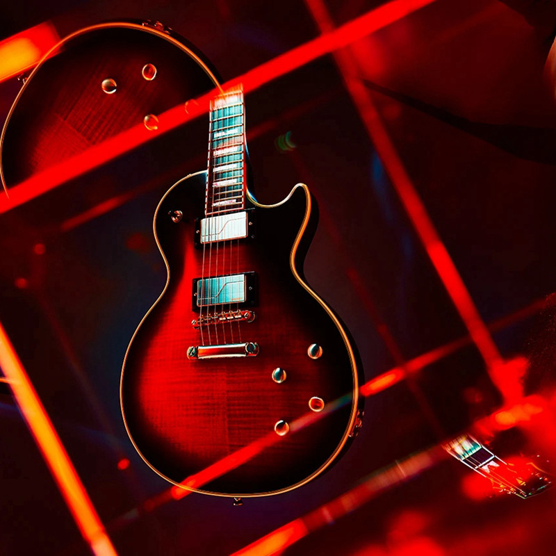 Epiphone Les Paul Prophecy Custom 1959 R9 predicts black beauty electric guitar