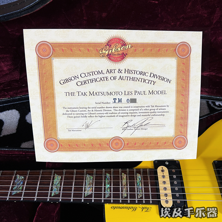 Yellow　Canary　Tak　LP　鬆本孝弘-Taobao　Shop　Custom　Gibson　Matsumoto