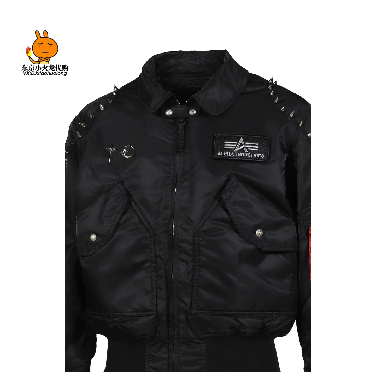 [Токийский Чармандер] Thug Club × ALPHA INDUSTRIES совместная куртка AI CWU