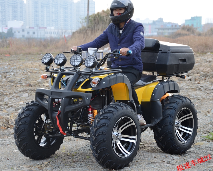 Tất cả các địa hình 250 làm mát bằng nước lớn bull ATV bốn bánh off-road xe máy dành cho người lớn xăng xe đạp leo núi trục truyền