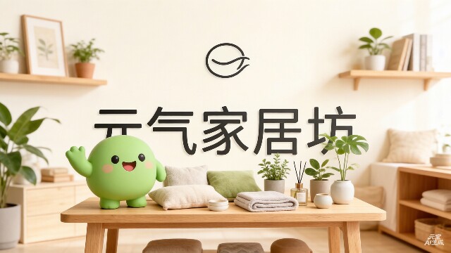 元气家居坊的LOGO