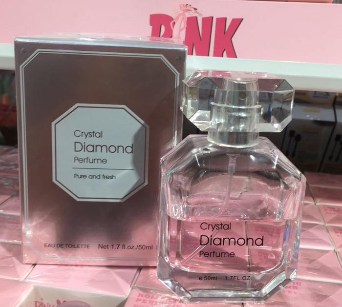 Sản phẩm nổi tiếng Miniso màu hồng hoa pha lê kim cương nước hoa nữ kéo dài thanh lịch hoa và trái cây 50ml nước hoa lanvin