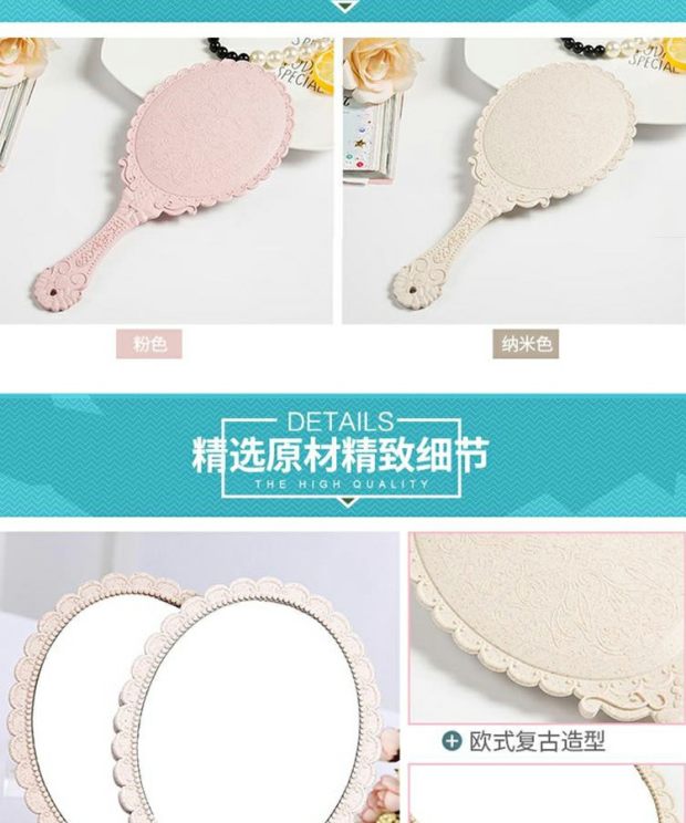Xử lý gương cầm tay gương làm đẹp thẩm mỹ nha khoa miệng di động thay đồ hai mặt hình xăm cung cấp công cụ HD - Các công cụ làm đẹp khác cọ mac