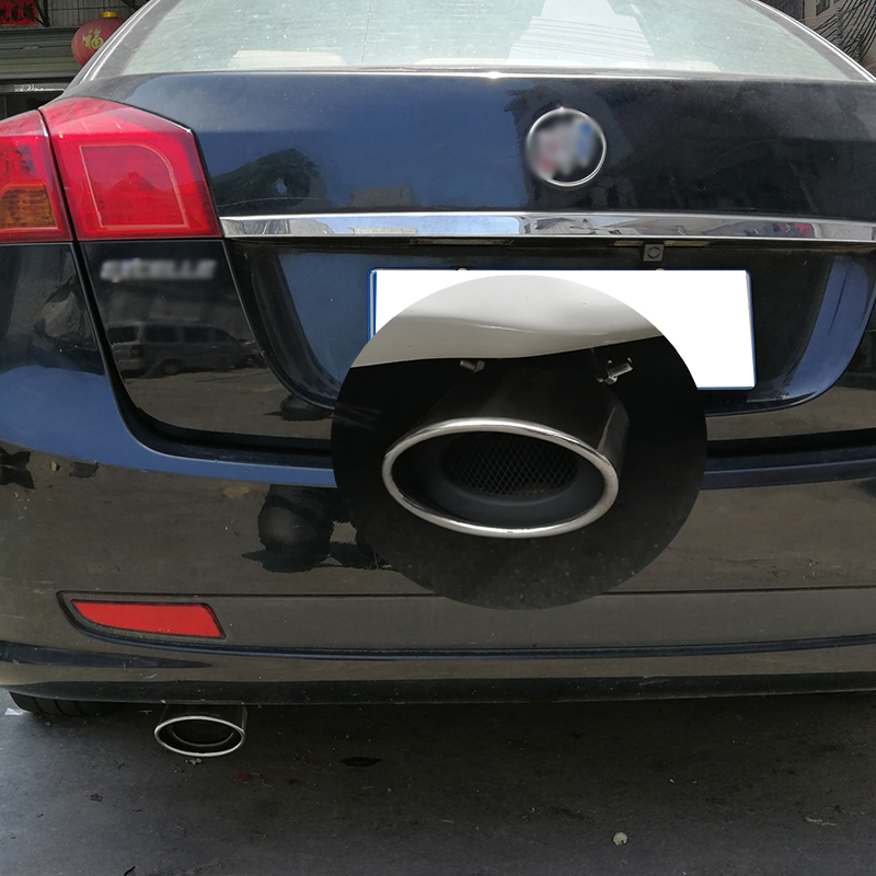 New and old beijijie larynx car stainless steel exhaust tube tail mask muffler modified decorative accessories