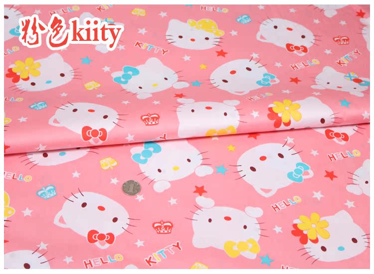 Vải cotton mẫu giáo bé phim hoạt hình bông in vải quilt cover tấm vải tự làm thủ công vải