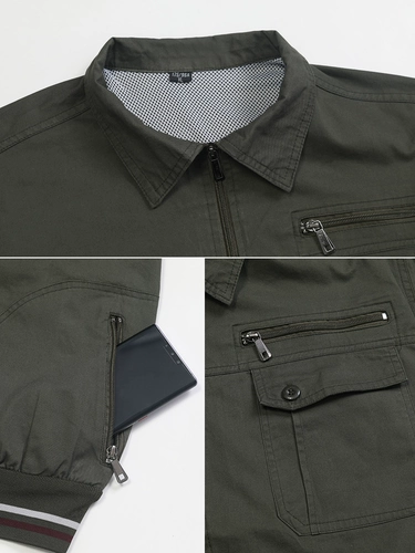 Авиационная одежда с поклонником охлаждения солнцезащитных рабочих охлаждает сварщики сварщики.