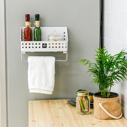 Japan Love Rieth Refrigerator side wall Magnetic basket Magnets Basket Super magnetic basket Alice Seasoned Basket 