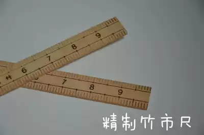 Factory direct sales bamboo ruler sewing ruler autumn needle insertion