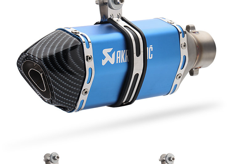 Xe mô tô thể thao âm thanh nhỏ ống lục giác bọ cạp ống xả Sửa đổi Yamaha Kawasaki Huanglong 600 phổ quát - Ống xả xe máy ống bô xe máy