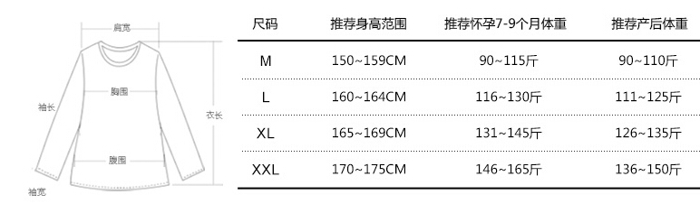 Tình yêu Liujia L3091 phụ nữ mang thai cho con bú phù hợp với mẹ ăn nhà đồ lót tháng quần áo đồ ngủ mùa thu quần áo