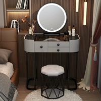 Черный цепь 80 черного стеклянного таблица+ умное зеркало+ птичий табурет гнездо