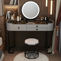 Черный размер 120 черного стеклянного стола+ интеллектуальное зеркало+ птичий табурет гнездо