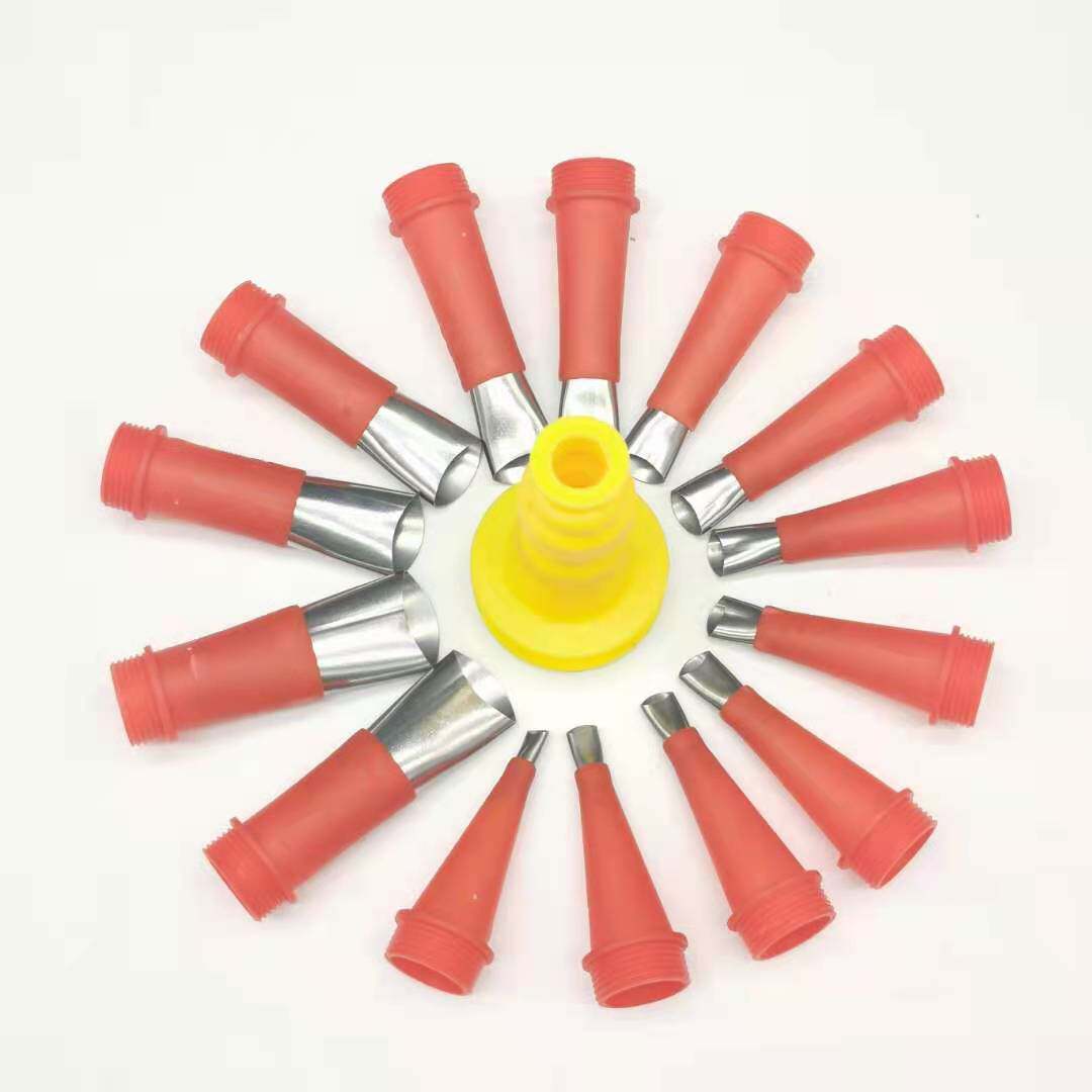 Huacong stainless steel nozzle with base thickened threaded connection quick replacement soft and hard universal size complete