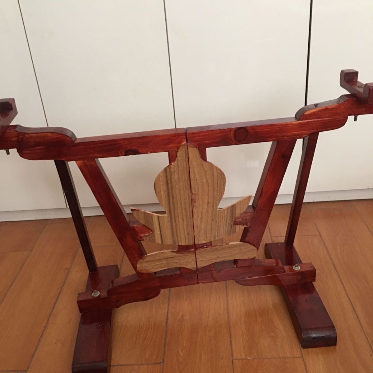 モノコードスタンド、伝統的な中国の楽器、手作りのモノコード