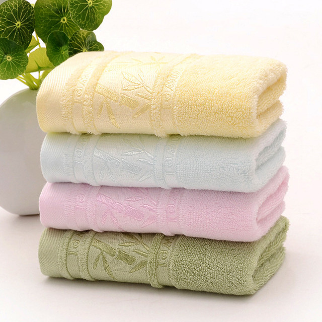 3 Strips of Bamboo Fiber Towels Thickened Soft Super Absorbent Home Bamboo Charcoal Beauty Wash face towels better than pure cotton