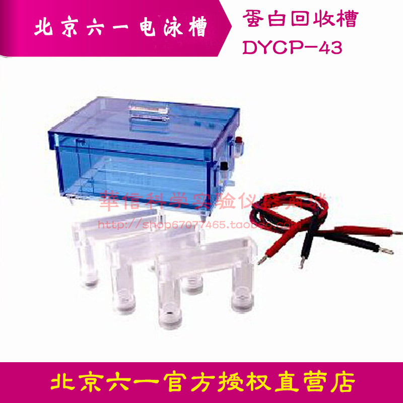 北京六一DYCP-43蛋白质回收电泳仪(槽)用于蛋白回收有三个收集器