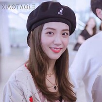 Japan kangol hat man kangol Pumpkin Cap Wool Newspaper Boy Painter Hat Girls Same-paragraph Beret
