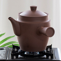 Stay in traditional Chinese medicine casserole without glazed medicine jars for domestic cooking and cooking high temperature resistant traditional thickened large-capacity anti-burn and clear fire