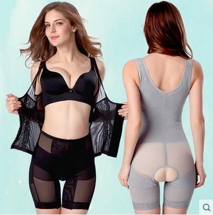 Front row buttoned with slim fit body shapen closets Hip Giri Giri Underwear Tight Fit Rear Beauty Body Shaping Bunches Bodysuit