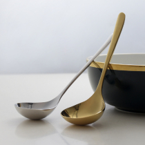 Deepen 304 stainless steel spoon long handle big head round spoon small spoon spoon spoon porridge spoon seasoning spoon