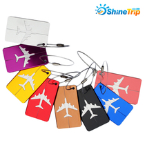 Luggage tag Travel bag check-in trolley box tag Korean creative label piece identification card Travel supplies